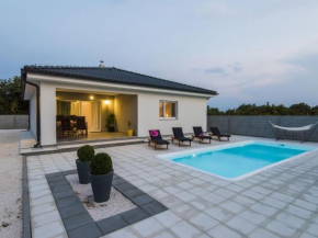 Beautiful villa with private swimming pool nice covered terrace play area BBQ